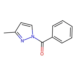 1H-Pyrazole, 1-benzoyl-3-methyl- structure