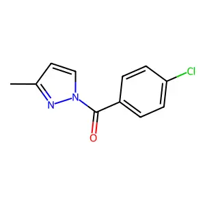 1-(4-chlorobenzoyl)-3-methyl-1H-pyrazole structure