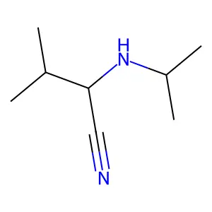 3-Methyl-2-(propan-2-ylamino)butanenitrile structure