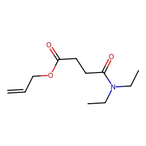 Prop-2-en-1-yl 4-(diethylamino)-4-oxobutanoate structure