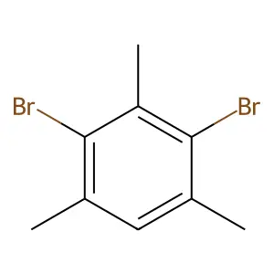 2,4-Dibromo-1,3,5-trimethylbenzene structure