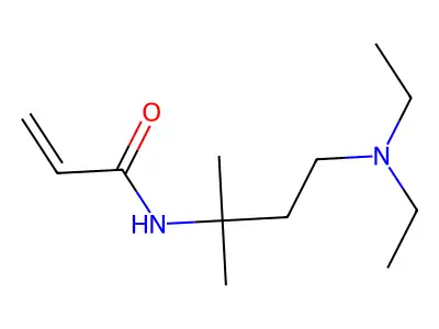 2-Propenamide, N-[3-(diethylamino)-1,1-dimethylpropyl]- structure