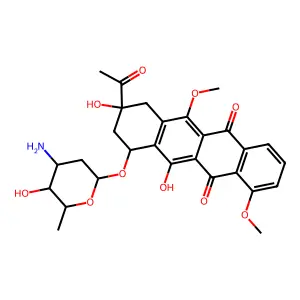 11-O-Methyldaunorubicin structure