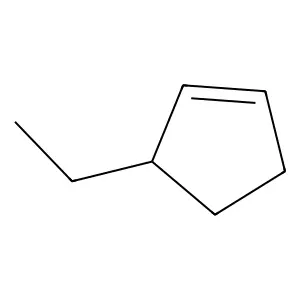 3-Ethylcyclopentene structure