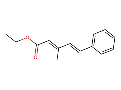 Ethyl 3-methyl-5-phenylpenta-2,4-dienoate structure