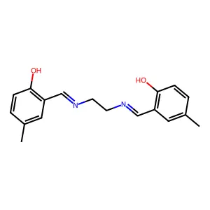 Bis(5-methyl-salicyliden)-athylendiamin structure