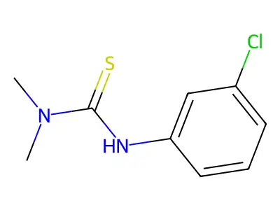 N'-(3-Chlorophenyl)-N,N-dimethylthiourea structure