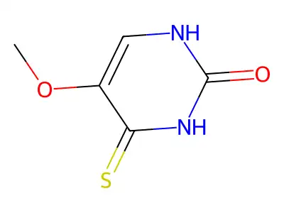 5-methoxy-4-sulfanylidene-1H-pyrimidin-2-one structure