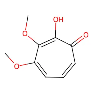 2,4,6-Cycloheptatrien-1-one, 3,4-dimethoxy-2-hydroxy- structure