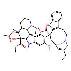 Vincaleukoblastine,4'-didehydro-4'-deoxy-6,7-dihydro- structure