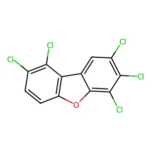 1,2,6,7,8-Pentachlorodibenzofuran structure