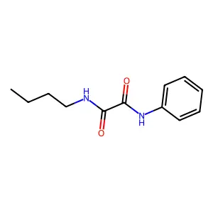 N-butyl-N'-phenylethanediamide structure