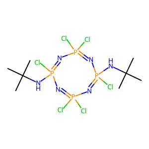 2-N,6-N-ditert-butyl-2,4,4,6,8,8-hexachloro-1,3,5,7-tetraza- structure