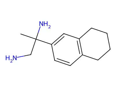 2-(5,6,7,8-Tetrahydronaphthalen-2-yl)propane-1,2-diamine structure