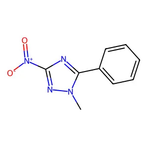 1-Methyl-3-nitro-5-phenyl-1,2,4-triazole structure