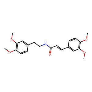 3-(3,4-Dimethoxyphenyl)-N-(2-(3,4-dimethoxyphenyl)ethyl)-2-propenamide structure