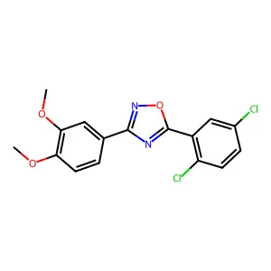 5-(2,5-Dichlorophenyl)-3-(3,4-dimethoxyphenyl)-1,2,4-oxadiazole structure