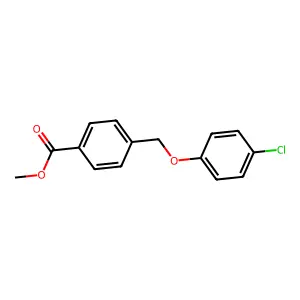 Methyl 4-[(4-chlorophenoxy)methyl]benzoate structure