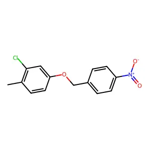 2-Chloro-1-methyl-4-[(4-nitrophenyl)methoxy]benzene structure
