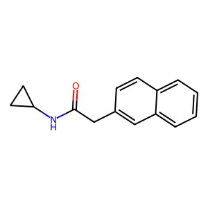 N-cyclopropyl-2-(naphthalen-2-yl)acetamide structure