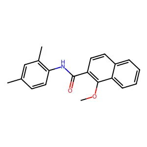 N-(2,4-dimethylphenyl)-1-methoxy-2-naphthamide structure