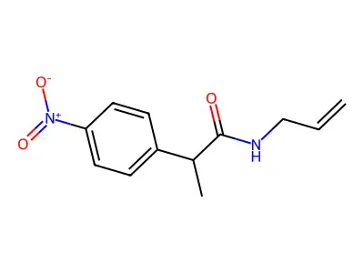 2-(4-nitrophenyl)-N-(prop-2-en-1-yl)propanamide structure