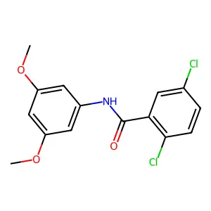 2,5-dichloro-N-(3,5-dimethoxyphenyl)benzamide structure