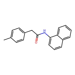 2-(4-methylphenyl)-N-naphthalen-1-ylacetamide structure