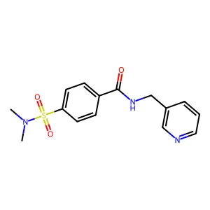4-(dimethylsulfamoyl)-N-(pyridin-3-ylmethyl)benzamide structure