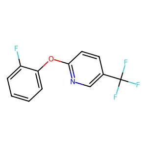 2-(2-Fluorophenoxy)-5-(trifluoromethyl)pyridine structure