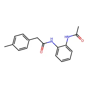 N-(2-acetamidophenyl)-2-(4-methylphenyl)acetamide structure