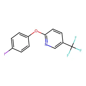 2-(4-Iodophenoxy)-5-(trifluoromethyl)pyridine structure