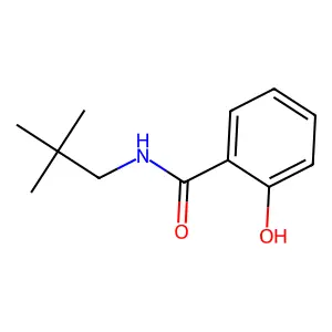 N-(2,2-dimethylpropyl)-2-hydroxybenzamide structure