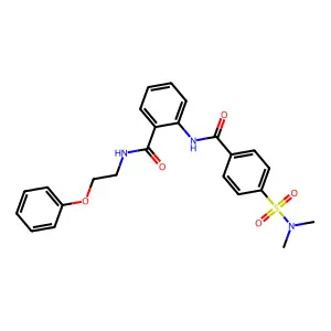 2-[[4-(dimethylsulfamoyl)benzoyl]amino]-N-(2-phenoxyethyl)benzamide structure
