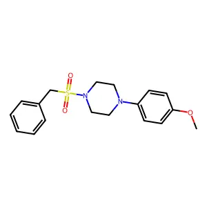 1-Benzylsulfonyl-4-(4-methoxyphenyl)piperazine structure