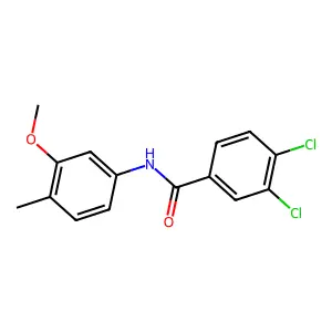 3,4-dichloro-N-(3-methoxy-4-methylphenyl)benzamide structure