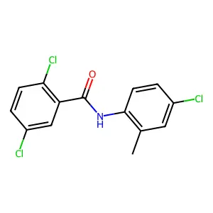2,5-dichloro-N-(4-chloro-2-methylphenyl)benzamide structure