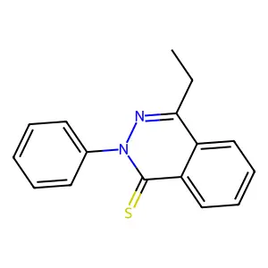 4-Ethyl-2-phenylphthalazine-1-thione structure