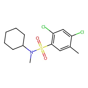 [(2,4-Dichloro-5-methylphenyl)sulfonyl]cyclohexylmethylamine structure