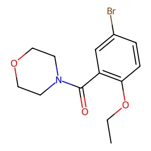 (5-Bromo-2-ethoxyphenyl)(morpholino)methanone structure