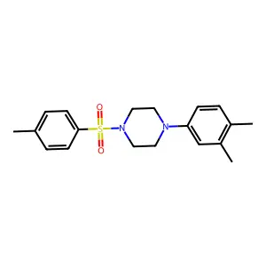 1-(3,4-Dimethylphenyl)-4-tosylpiperazine structure