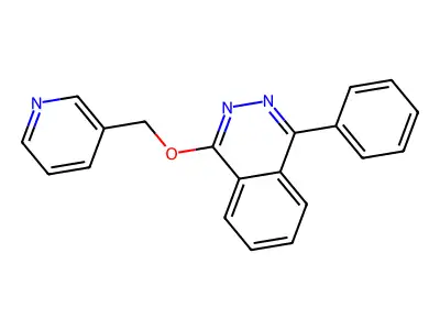 1-Phenyl-4-(pyridin-3-ylmethoxy)phthalazine structure