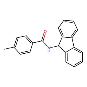 N-9H-fluoren-9-yl-4-methylbenzamide structure
