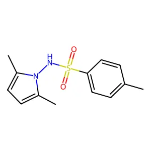 N-(2,5-dimethyl-1H-pyrrol-1-yl)-4-methylbenzenesulfonamide structure