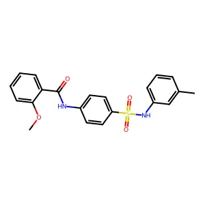 2-methoxy-N-[4-[(3-methylphenyl)sulfamoyl]phenyl]benzamide structure