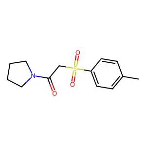 1-{[(4-Methylphenyl)sulfonyl]acetyl}pyrrolidine structure
