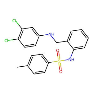 N-[2-[(3,4-dichloroanilino)methyl]phenyl]-4-methylbenzenesulfonamide structure