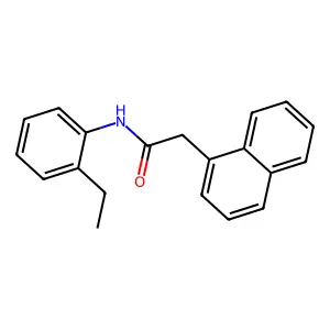 N-(2-ethylphenyl)-2-naphthalen-1-ylacetamide structure