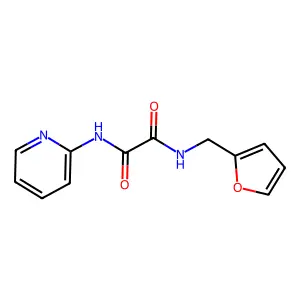 N-(furan-2-ylmethyl)-N'-pyridin-2-yloxamide structure