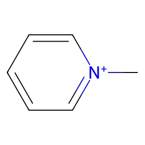 N-甲基吡啶鎓离子 structure